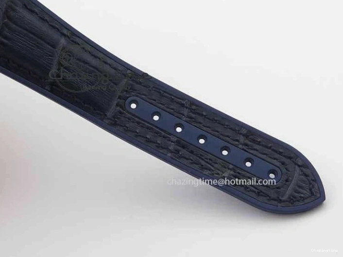 0320 Planet Ocean 2016 43.5mm SS OM 1:1 Best Edition Blue Dial On Blue Leather Strap A Sophisticated 8165